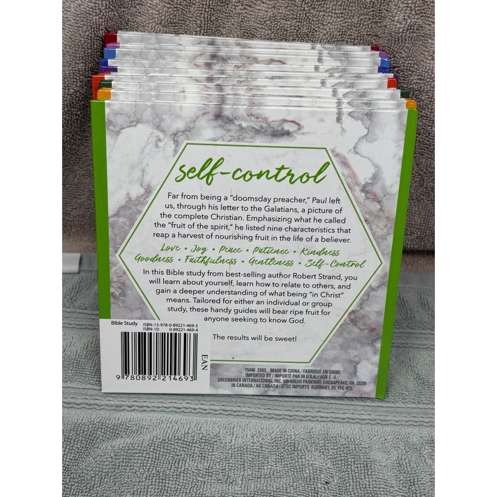 Complete Nine Fruits Of The Spirit Devotional Book Set Robert Strand Hardcover - Picture 8 of 8
